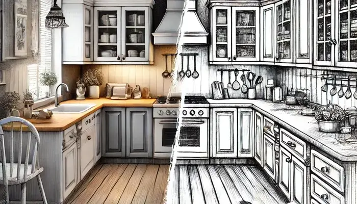 Kitchen Cupboard Painting